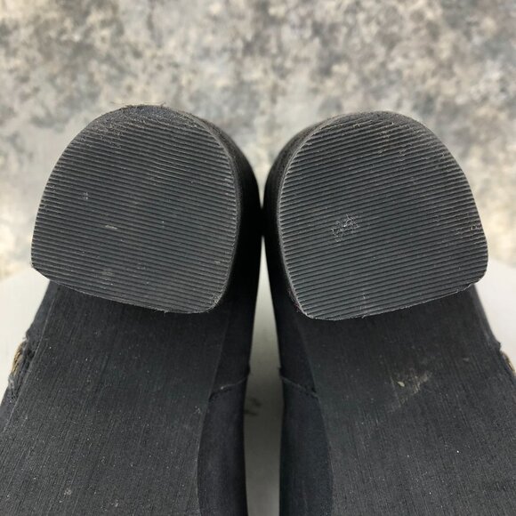 BP Women's Size 9M Trolley Black Leather High Heel Side Zip Ankle Booties Boots - Picture 11 of 15